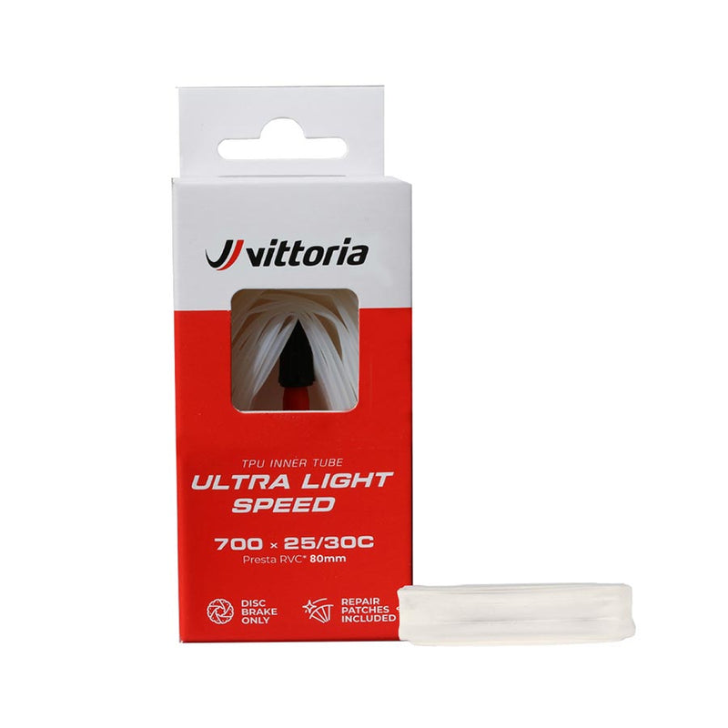Load image into Gallery viewer, Vittoria Ultra Light Speed (TPU) Tube Presta Length: 80mm 700C 25-30c