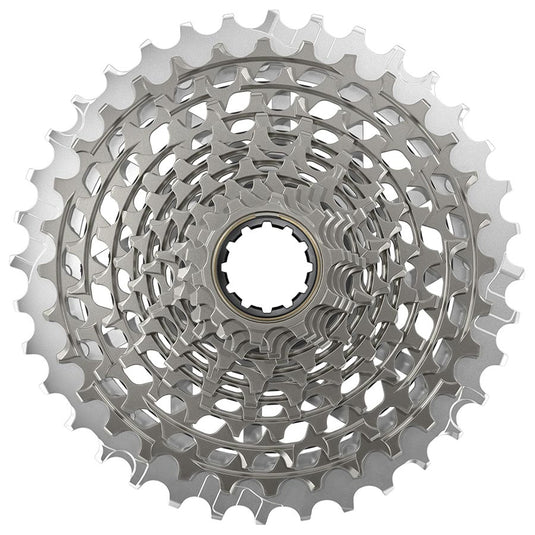 SRAM RED XG-1290 Cassette - 12-Speed 10-36t For XDR Driver Body Silver E1