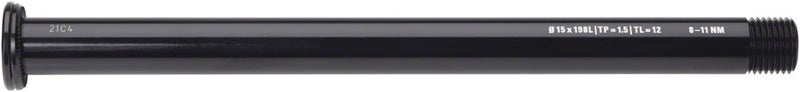 Load image into Gallery viewer, WHISKY No.9 Thru Bolt - 15mm 198mm P1.5 TL12 Black