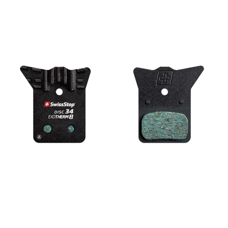 Load image into Gallery viewer, SwissStop Exotherm2 34 Disc Brake Pads Shape: Shimano K-Type/L-Type Dura Ace M9270 Ultegra 8170 Tiagra 4770 Organic Pair