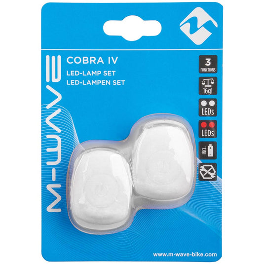 M-Wave Cobra IV Light Set White