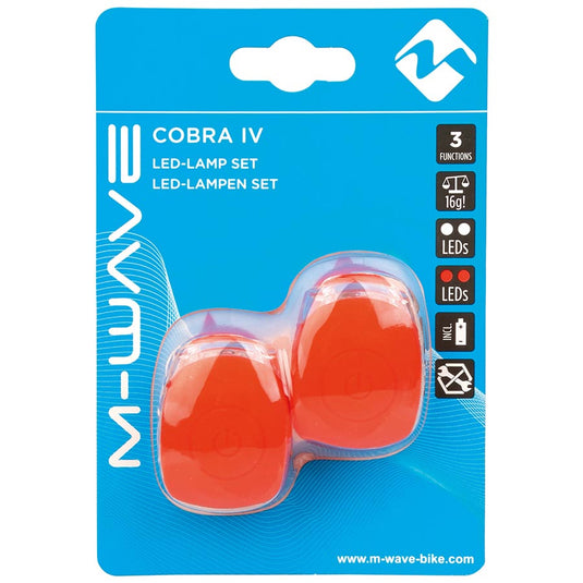 M-Wave Cobra IV Light Set Red