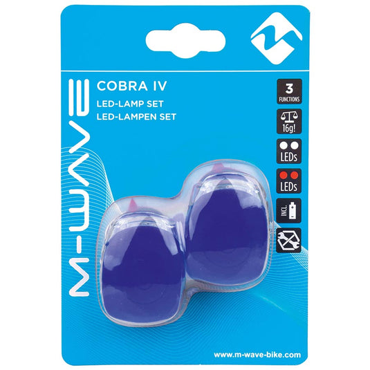 M-Wave Cobra IV Light Set Blue