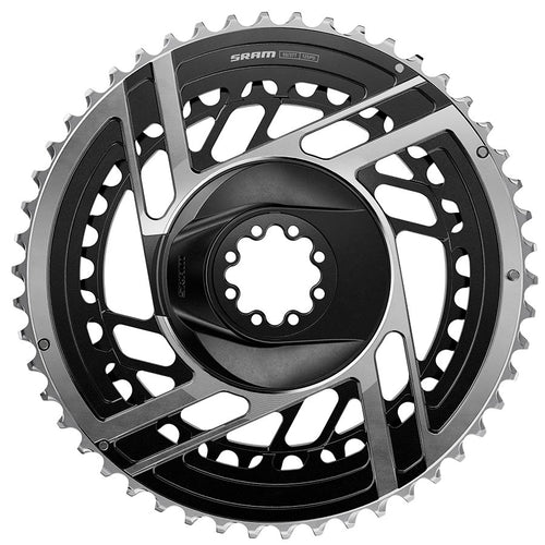 SRAM RED 2x Chainring Kit - 46/33t 2x12-Speed 8-Bolt Direct Mount BLK/Silver E1