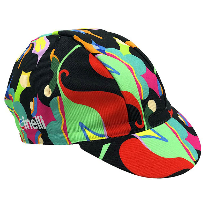 Load image into Gallery viewer, Cinelli Cycling Cap Mendini Art Pink Anemone