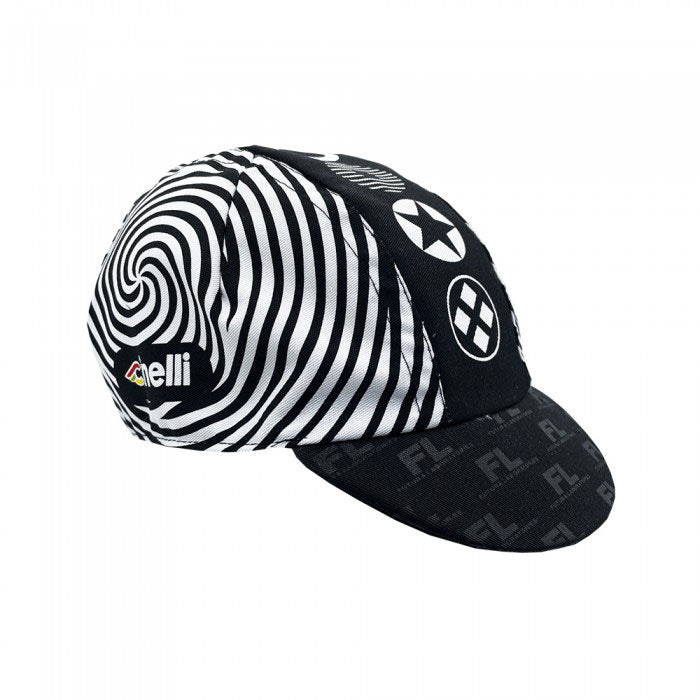 Load image into Gallery viewer, Cinelli Cycling Cap Futura Spiral Black