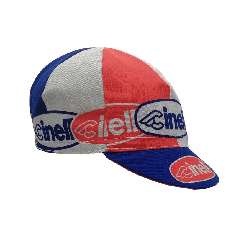 Load image into Gallery viewer, Cinelli Cycling Cap Oval Red/Blue
