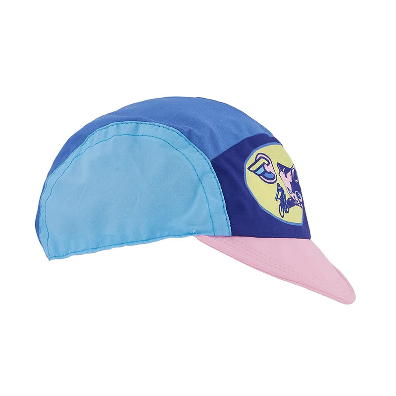 Load image into Gallery viewer, Cinelli Cycling Cap Explorer Shana Sadeghi Ray Kitten Blue
