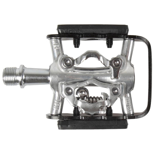 M-Wave Peasy Dual Sided Pedals Body: Aluminum Spindle: Cr-Mo 9/16 Black