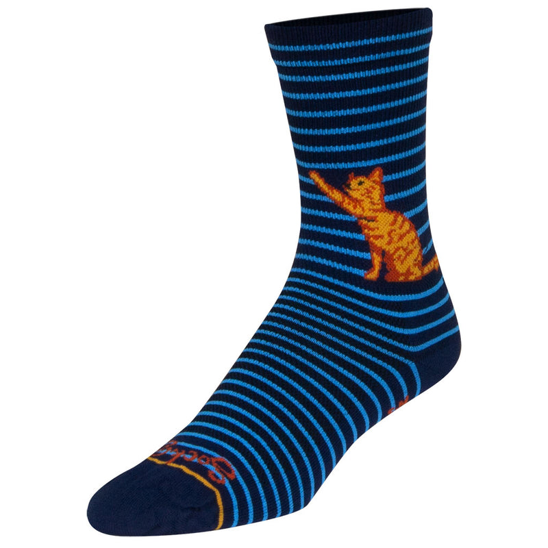 Load image into Gallery viewer, Sockguy Peekaboo Socks 9-13 Blue