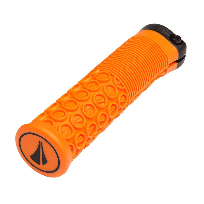 Load image into Gallery viewer, SDG Components Thrice 33 Grips 136mm Orange Pair