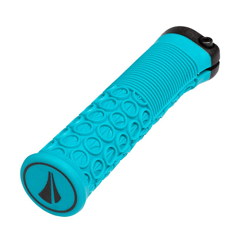 Load image into Gallery viewer, SDG Components Thrice 33 Grips 136mm Turquoise Pair