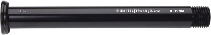 Load image into Gallery viewer, WHISKY No.9 Thru Bolt - 15mm 135mm P1.5 TL12 Black