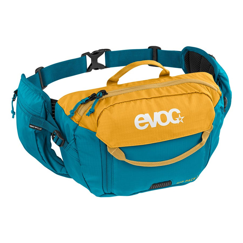Load image into Gallery viewer, EVOC Hip Pack 3L + 1.5L Bladder Hydration Bag Volume: 3L Bladder: Included (1.5L) Ocean