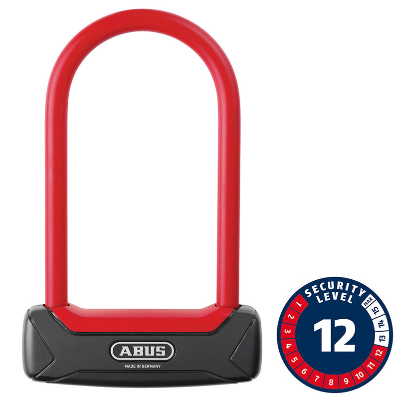 Load image into Gallery viewer, Abus Granit Plus 640 U-Lock Key 12mm 8.30cm x 15.0cm 3.3'' x 5.9'' Red