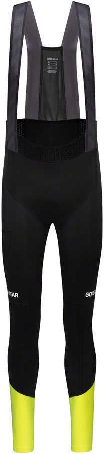 Load image into Gallery viewer, Gorewear Spinshift Thermo Bibs + - Black/Yellow Men's Large/X-Large