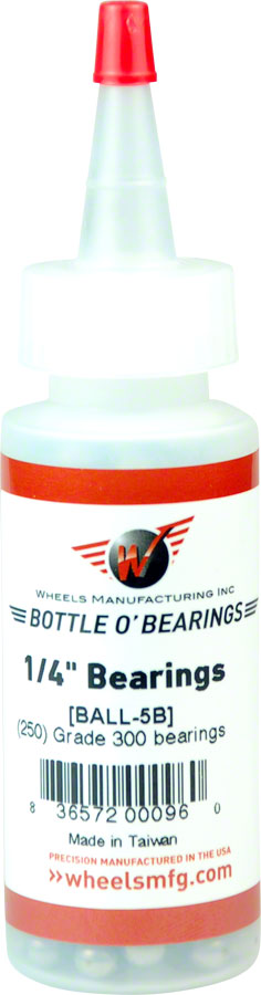 Load image into Gallery viewer, Wheels Manufacturing Grade 300 1/4" Loose Ball Bearing: Bottle of 250