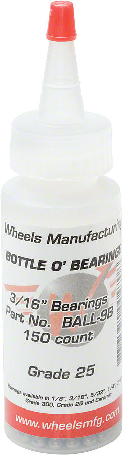 Load image into Gallery viewer, Wheels Manufacturing Grade 25 3/16" Loose Ball Bearing: Bottle of 150