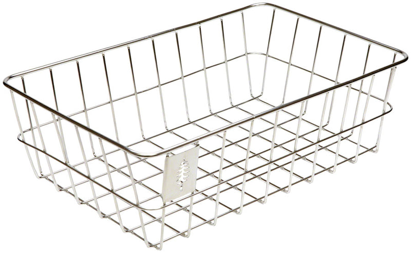 Load image into Gallery viewer, Portland Design Works Timber to Town ZigZag Basket - Silver Medium