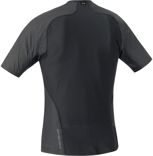 GORE WINDSTOPPER Base Layer Shirt - Black Mens Large