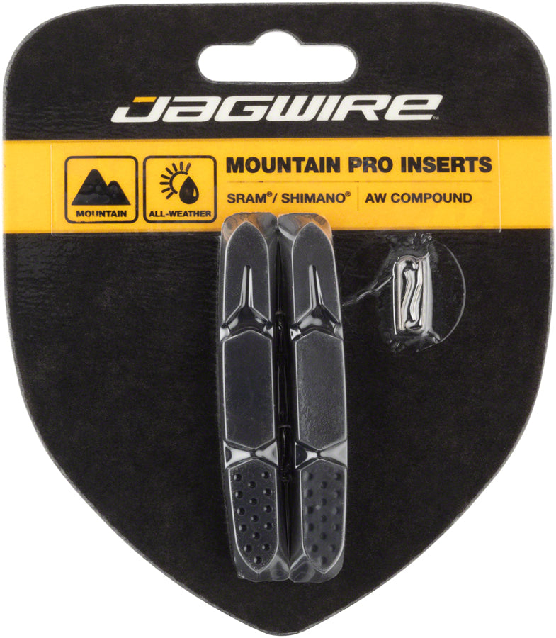 Load image into Gallery viewer, Jagwire Mountain Pro Brake Pad Replacement Inserts Black