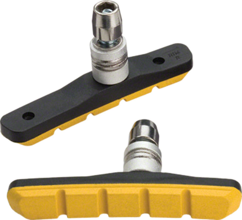 Load image into Gallery viewer, Jagwire Mountain Sport Brake Pads Threaded Post Yellow