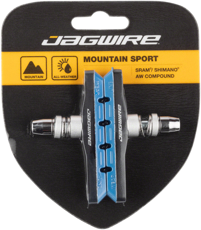 Load image into Gallery viewer, Jagwire Mountain Sport Brake Pads Threaded Post Blue