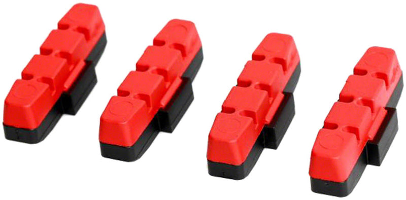 Load image into Gallery viewer, Magura Rim Brake Pads - Race For HS Brakes Red 4pcs.