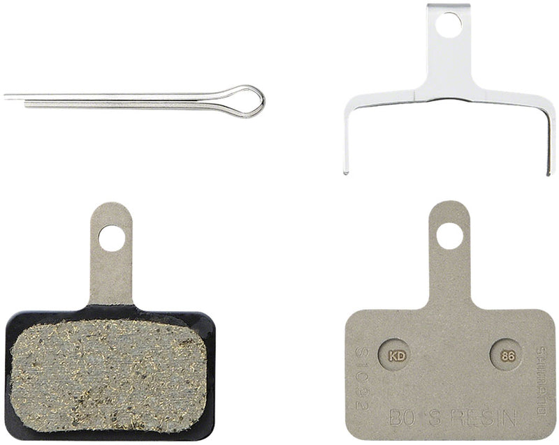 Load image into Gallery viewer, Shimano B05S-RX Disc Brake Pad Spring - Resin Compound Stainless Steel Back Plate