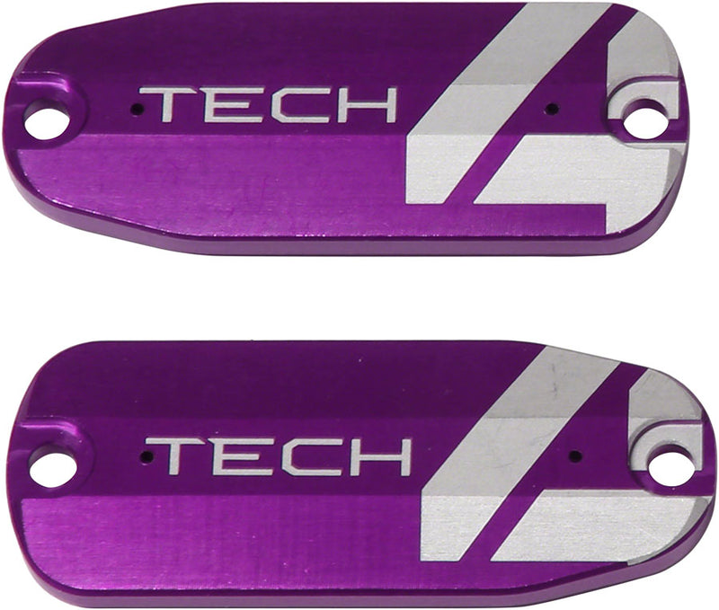 Load image into Gallery viewer, Hope Tech 4 Brake Lever Reservoir Lid - Purple Pair