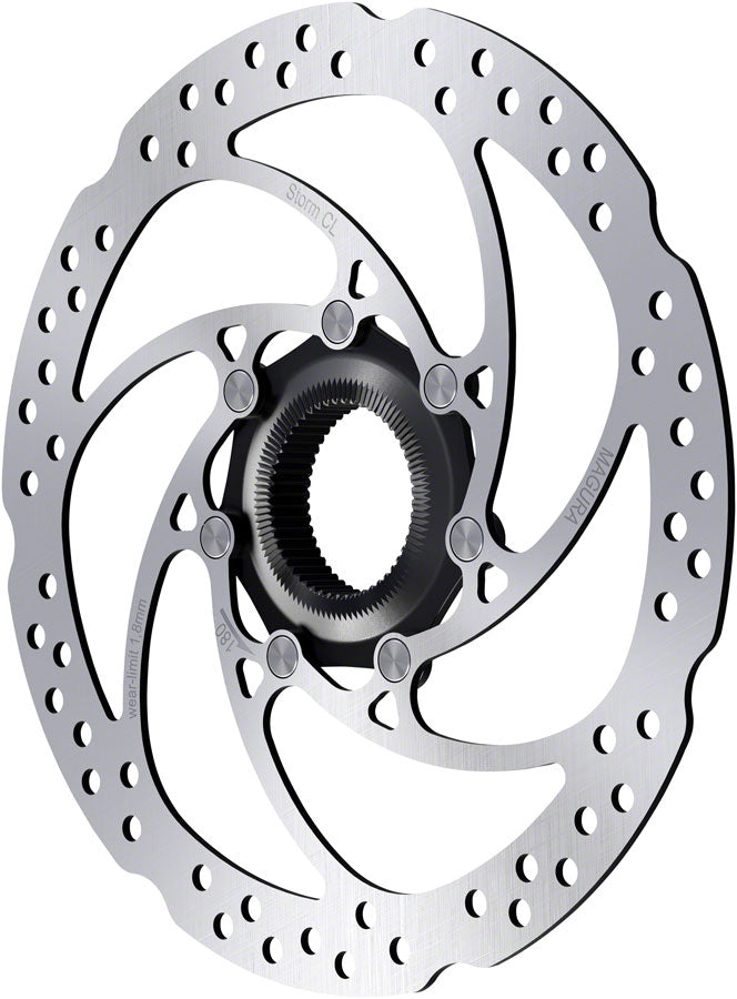 Load image into Gallery viewer, Magura Storm CL Disc Brake Rotor - 160mm Center Lock For Thru-Axle Hub Silver