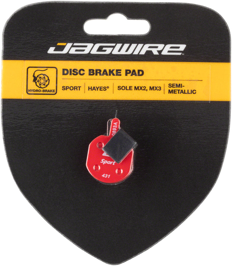 Load image into Gallery viewer, Jagwire Mountain Sport Semi-Metallic Disc Brake Pads for Hayes CX MX Sole