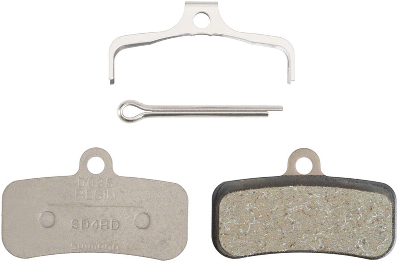Load image into Gallery viewer, Shimano D03S-RX Disc Brake Pad Spring - Resin Compound Stainless Steel Back Plate One Pair