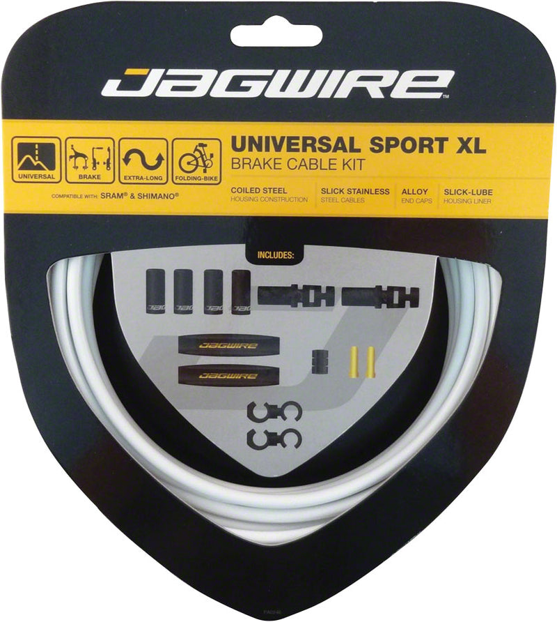 Load image into Gallery viewer, Jagwire Universal Sport Brake XL Kit White