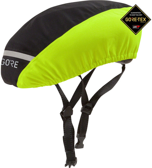 GORE C3 GORE-TEX Helmet Cover - Neon Yellow/Black Medium
