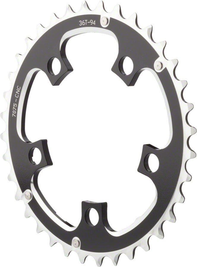 Load image into Gallery viewer, MSW Multi Speed 42t x 94mm Outer Chainring Black