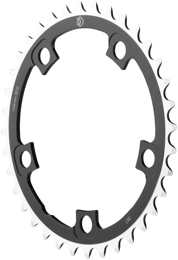 Load image into Gallery viewer, MSW Multi Speed 36t x 110mm Middle Chainring Black