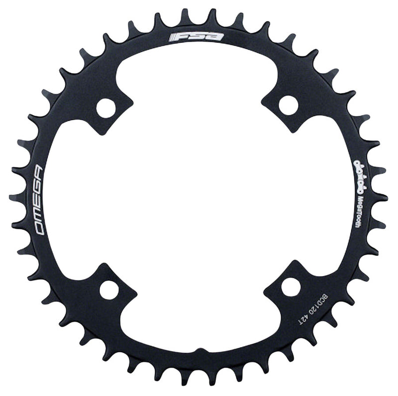 Load image into Gallery viewer, Full Speed Ahead Omega 1x Chainring - 42t 120mm BCD Black