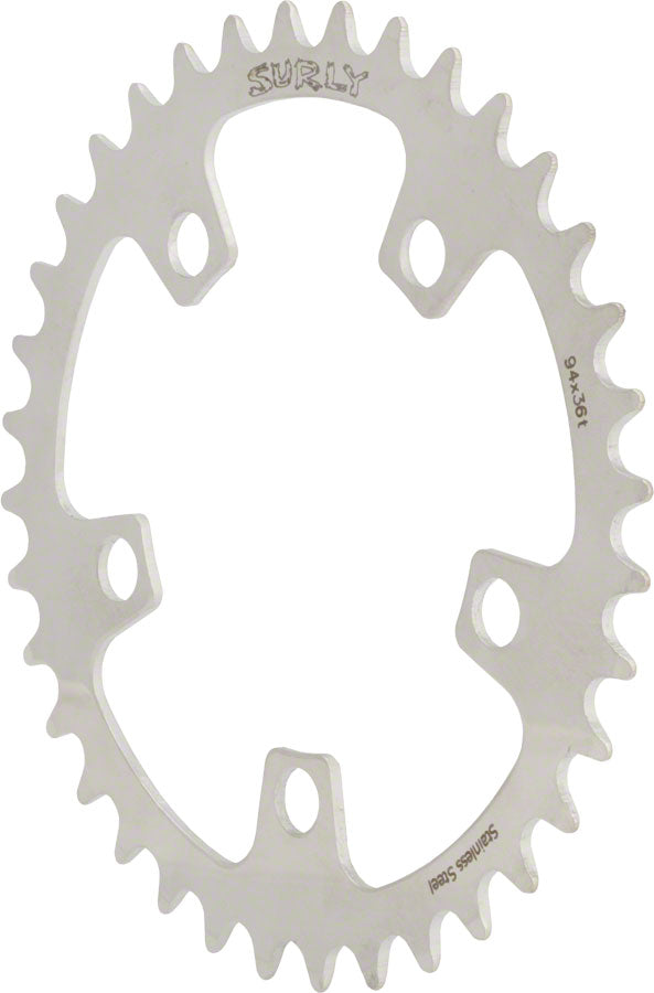 Load image into Gallery viewer, Surly Stainless Steel Ring 36t x 94mm