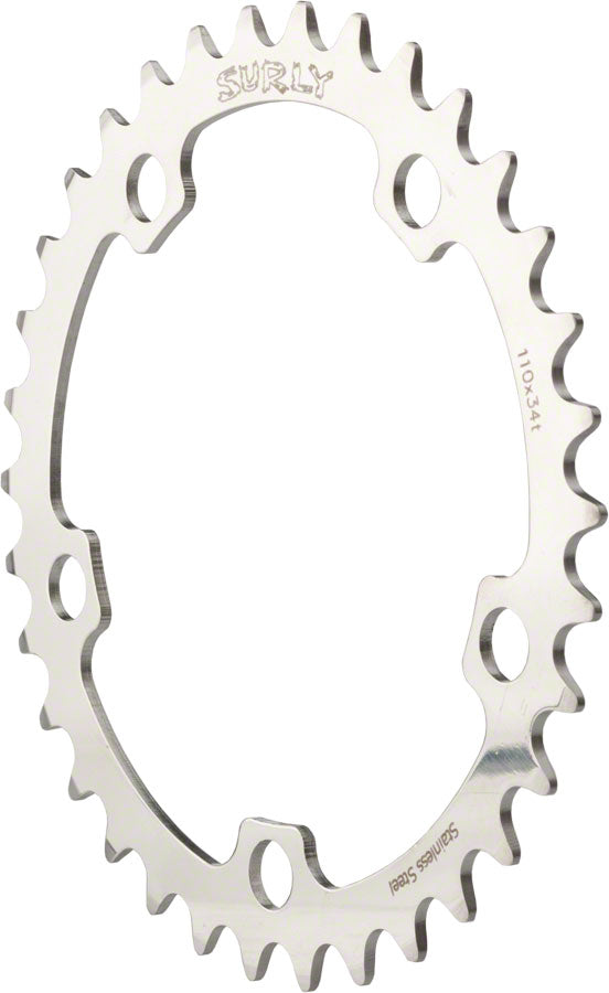 Load image into Gallery viewer, Surly Stainless Steel Ring 34t x 110mm
