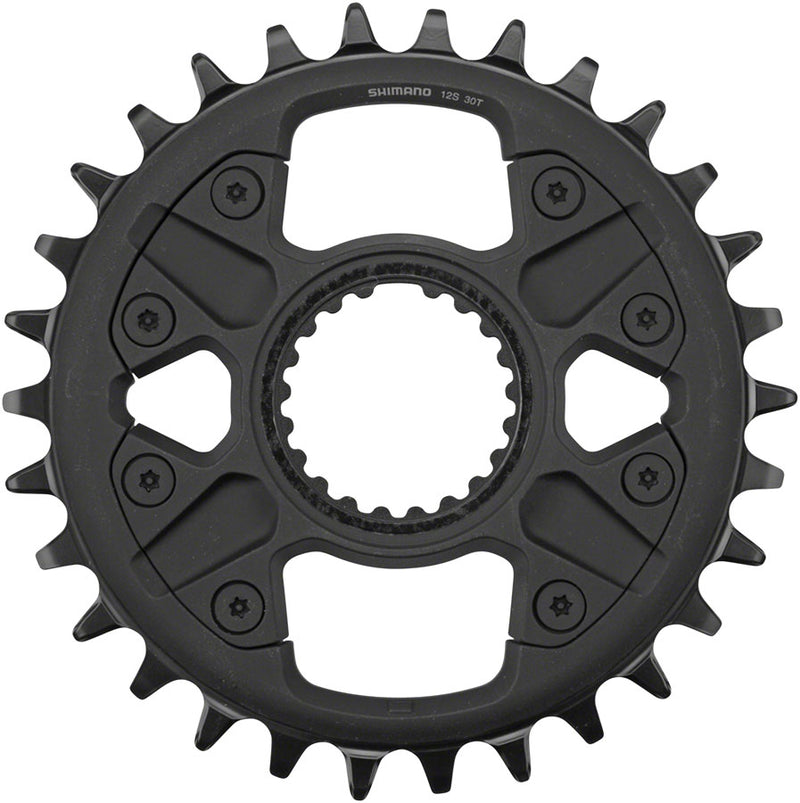 Load image into Gallery viewer, Shimano Deore FC-M6100-1 Direct Mount Chainring - 30t 12-Speed Black