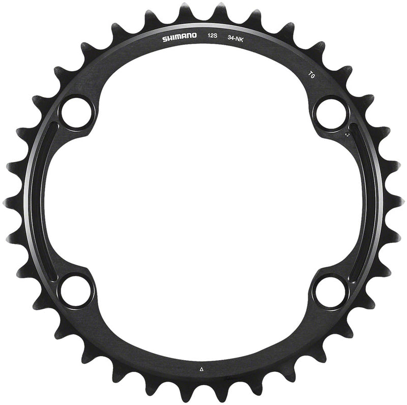 Load image into Gallery viewer, Shimano Dura-Ace FC-R9200 12-Speed Chainring - 34t Asymmetric 110 BCD BLK NK
