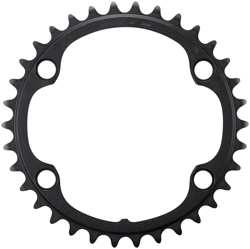 Load image into Gallery viewer, Shimano Ultegra FC-R8100 12-Speed Chainring - 34t Asymmetric 110 BCD BLK NK