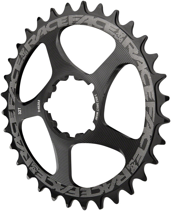 Load image into Gallery viewer, RaceFace Narrow Wide Chainring: Direct Mount 3-Bolt Compatible 36t Black