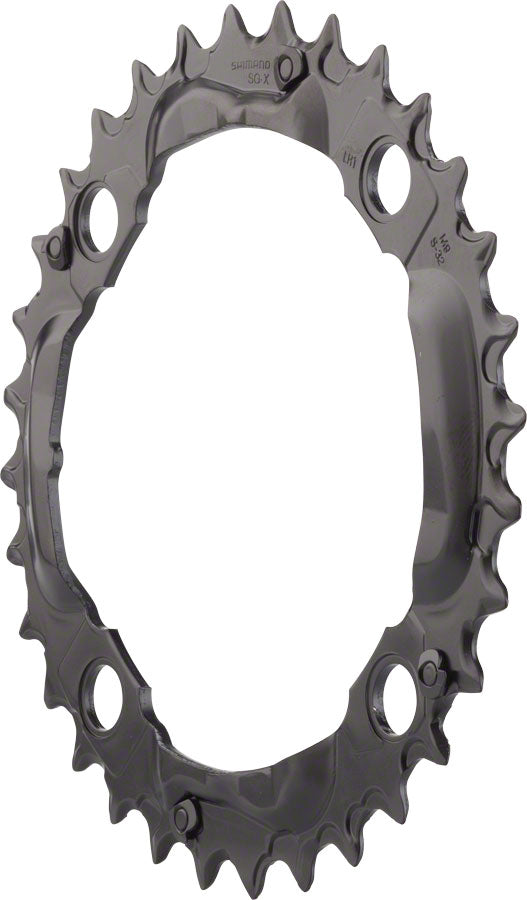 Load image into Gallery viewer, Shimano Deore M590 32t 104mm 9-Speed Middle Chainring Black