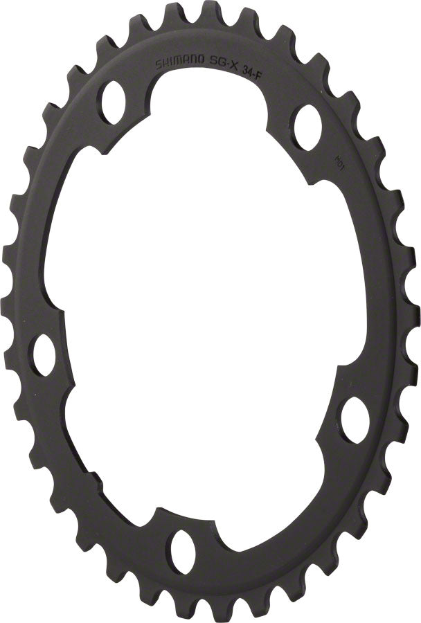 Load image into Gallery viewer, Shimano Sora 3550 34t 110mm 9-Speed Chainring Black