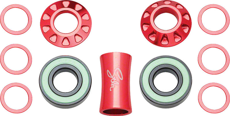 Load image into Gallery viewer, Stolen Revolver 19mm Mid Bottom Bracket Red