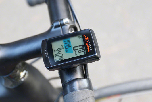 CatEye AirGPS Cycling Computer - with CDC Cadence Sensor Black