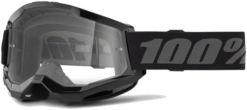 Load image into Gallery viewer, 100% Strata 2 Goggles - Black/Clear
