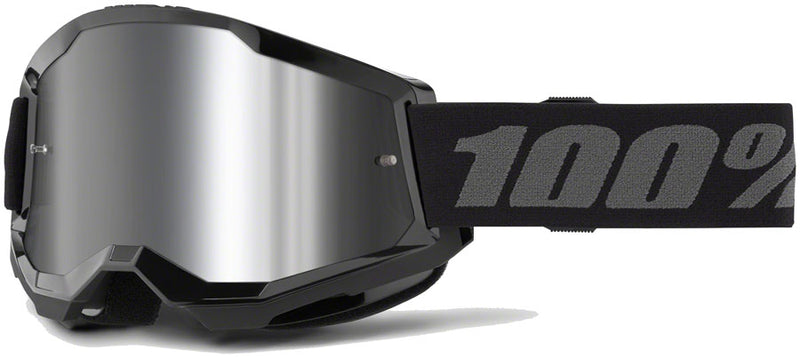 Load image into Gallery viewer, 100% Strata 2 Goggles - Black/Mirror